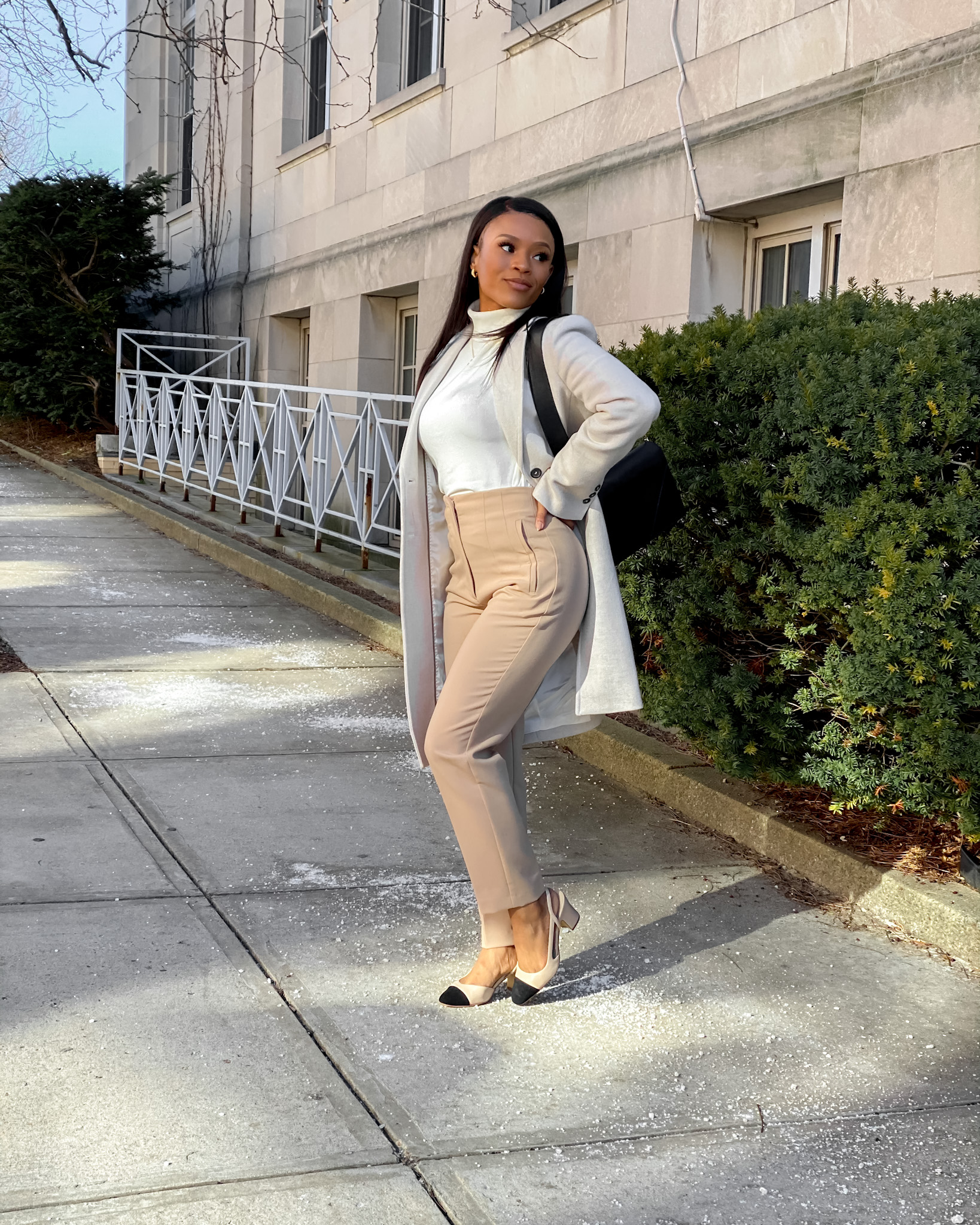 kulstof Bliv sur Had The Perfect Trousers for Petite Women | Zara High-Waisted Pants Review &  Styling - Beautifully Syndie